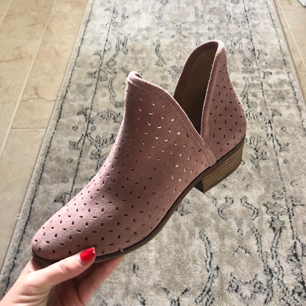 Brand New Lucky Brand Suede Booties Size 8
